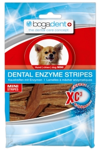 DENTAL STRIPES MINI |  Snacks para a limpeza dos dentes dos cães de pequeno porte e combate ao mau hálito, prevenindo a formação de placa bacteriana e do tártaro