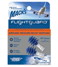 FLIGHTGUARD | Tampões auriculares para o alívio da pressão e do ruído durante o voo