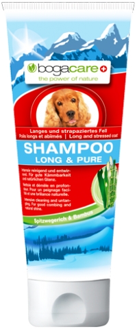 SHAMPOO LONG &amp; PURE | Shampooing très moussant, idéal pour les poils longs et difficiles à brosser