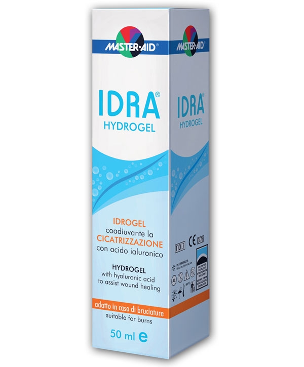 Idra® Hydrogel | Hidrogel com Ácido Hialurónico Ideal para Queimaduras de 1º Grau, Escaldões, Escuriações