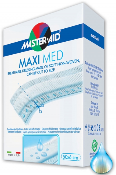 Maxi Med® | Proteção de Pequenas e Médias Feridas em Peles Sensíveis e Lesão da Derme