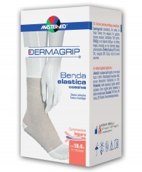 DERMAGRIP® | Weiße, kohäsive, elastische und selbsthaftende Fixierbinde. Gekreppt und längselastisch.