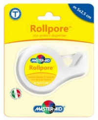 Rollpore® | White non-woven breathable spool plaster, in dispenser