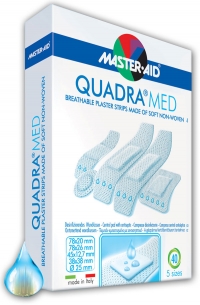 QUADRA MED® | Kleine Wunden Schutz für empfindliche Haut, empfindliche und gereizte