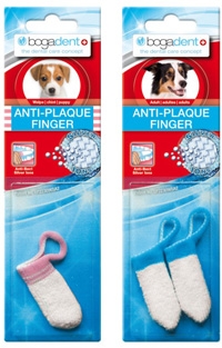 ANTI-PLAQUE FINGER | Hochentwickelte Mikrofasern zur sanften, effektiven Entfernung von bakterieller Plaque bei Hunden