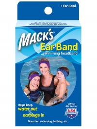 MACK´S® EAR BAND | Helps keep water out and earplugs in