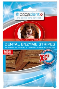 DENTAL STRIPES MAXI | Snacks para a limpeza dos dentes dos cães de grande porte e combate ao mau hálito, prevenindo a formação de placa bacteriana e do tártaro