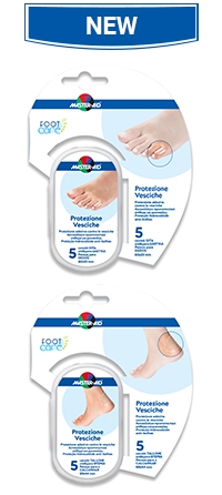 FOOTCARE ADHESIVES PADDING FOR THE HEEL AND TOES | Suitable for the prevention and relief of blisters on the toes and heels
